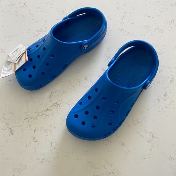 NWT Crocs Blue Baya Men\'s Lightweight Clogs size 12 main image 13